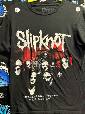 Slipknot 2005 Subliminal Versus World Tour Concert T-shirt Size S